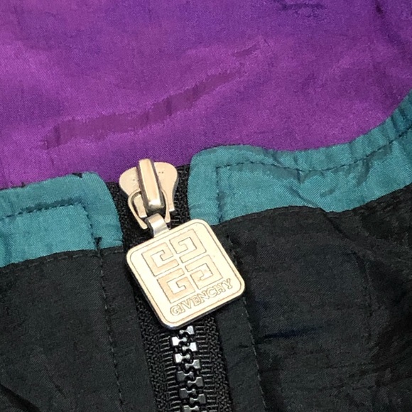 Vintage GIVENCHY Jacket Activewear Color Block - Picture 3 of 8